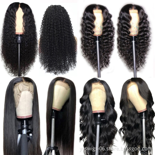100% Real Unprocessed Mink Cambodian Hair Full Lace Wig 150 Density With Baby Hair Glueless Full Lace Wig Human Hair Deep Curly